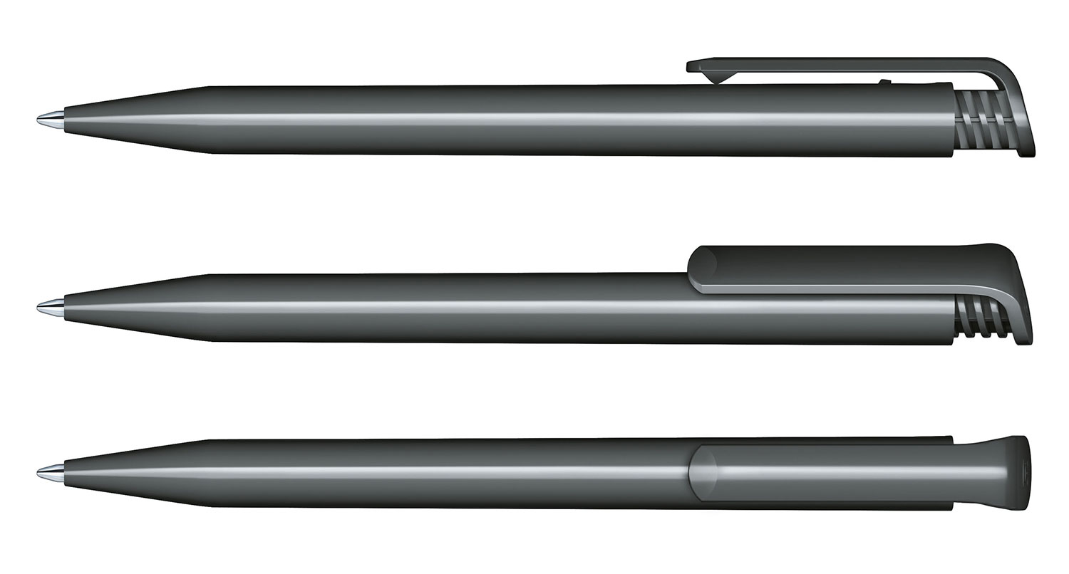 Senator Kugelschreiber Super Hit Dunkelgrau Poliert