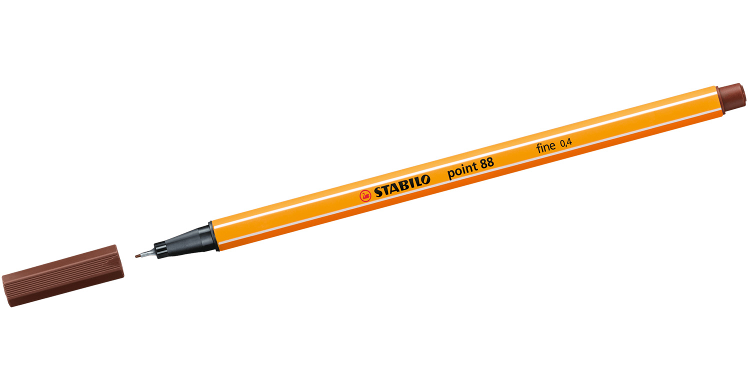 STABILO Fineliner point 88 Braun