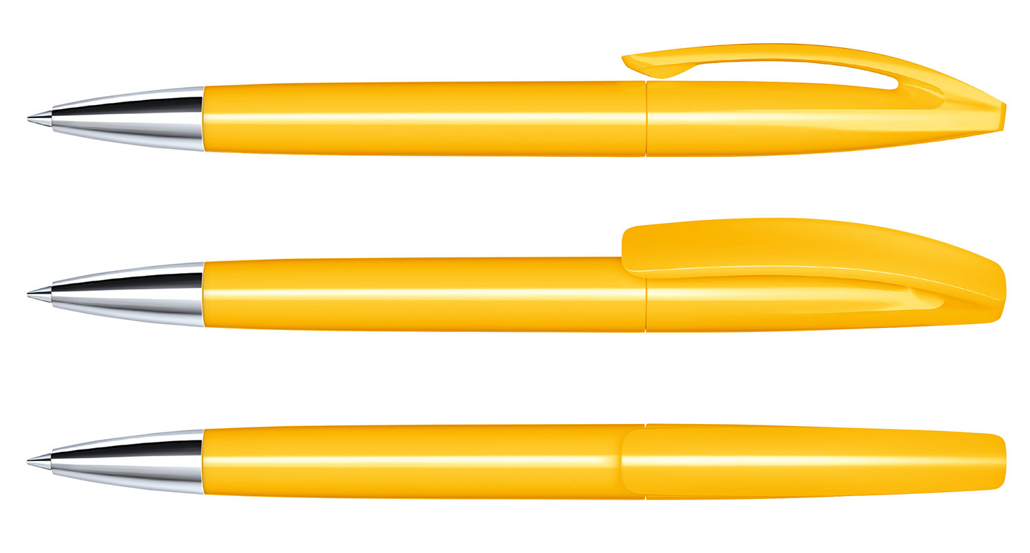 Senator Kugelschreiber Bridge MT Gelb Poliert