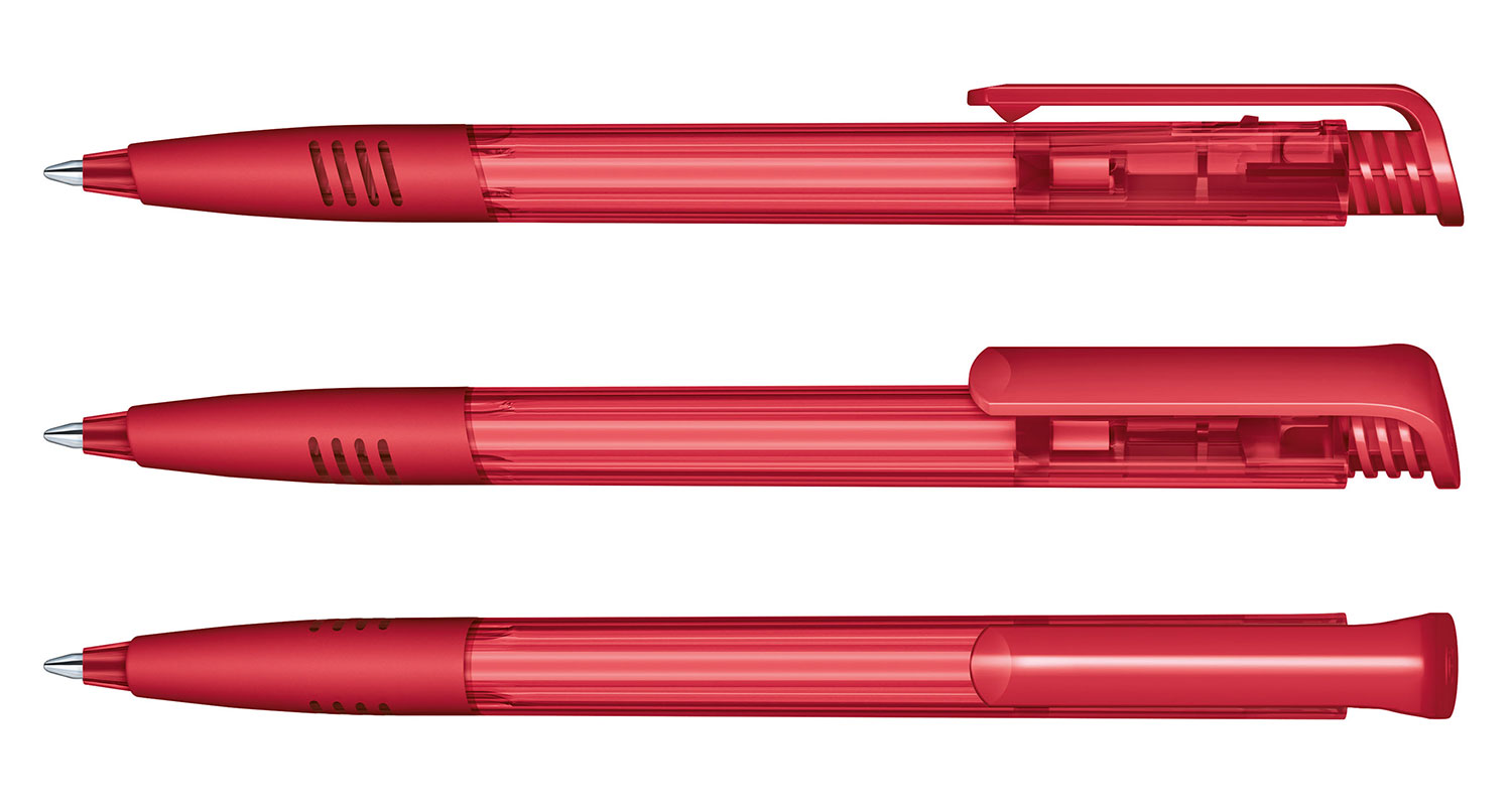 Senator Kugelschreiber Super Hit Dunkelrot Clear SG