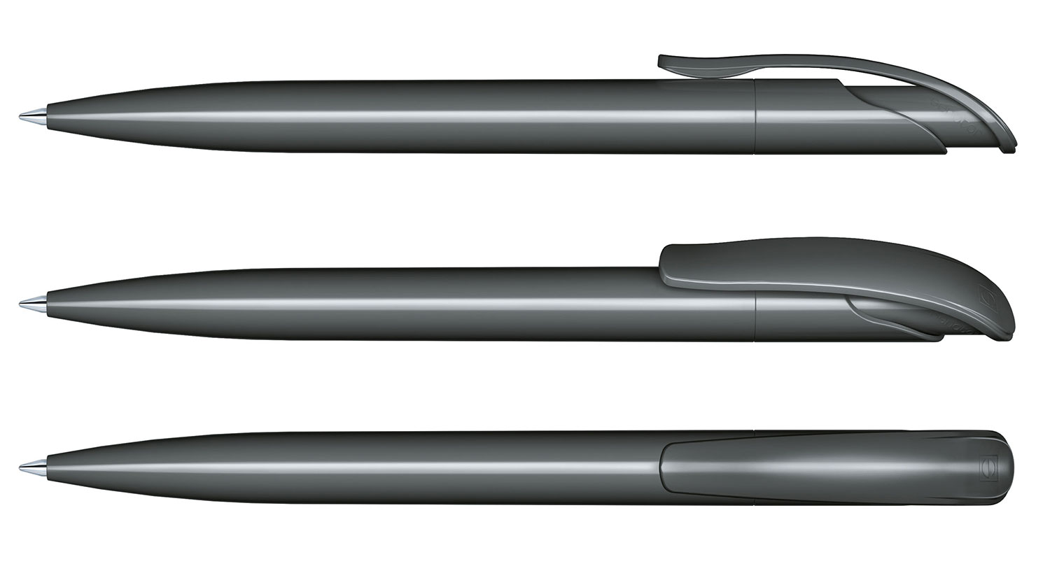 Senator Kugelschreiber Challenger Dunkelgrau Poliert