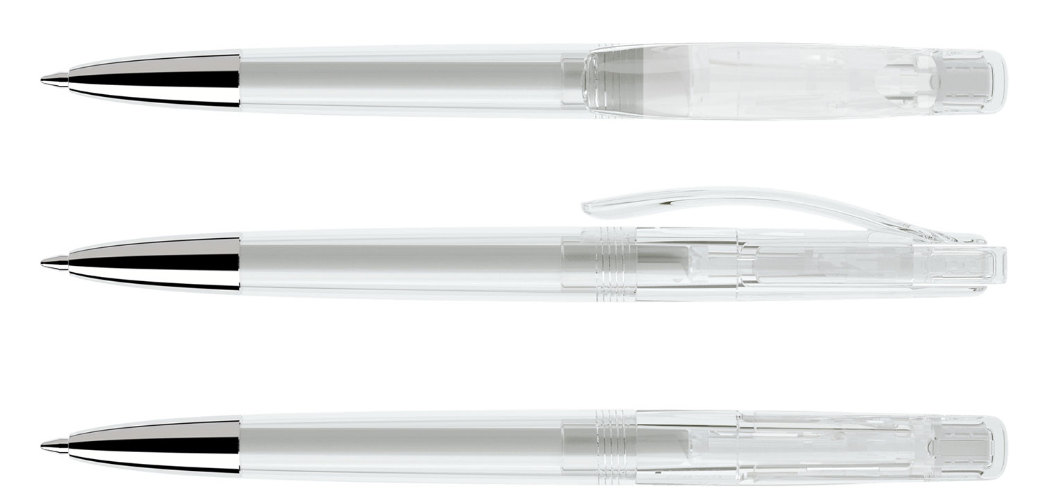 Prodir Kugelschreiber DS2 PTC T01 Clear Transparent