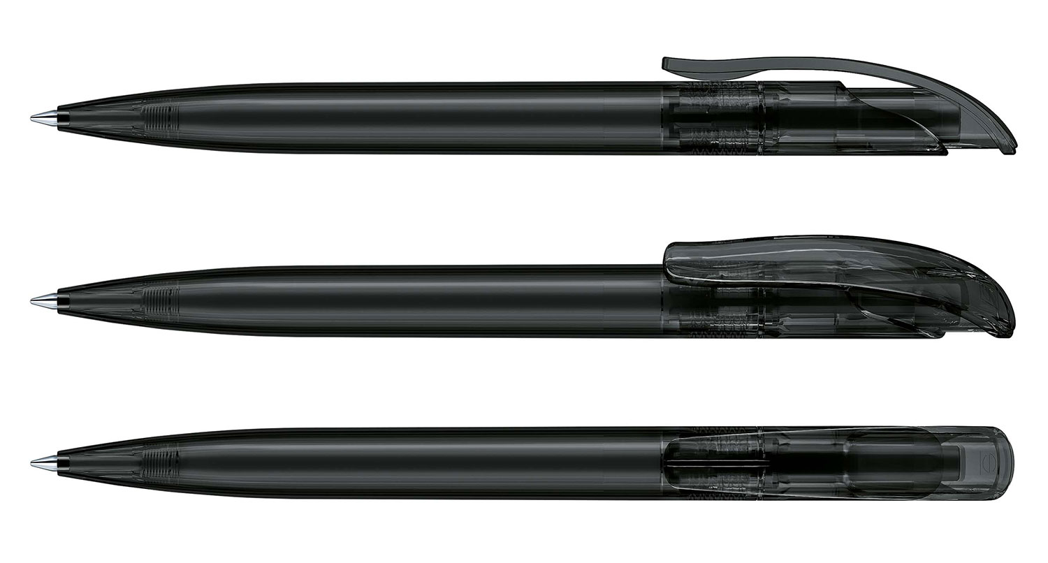 Senator Kugelschreiber Challenger Schwarz Clear