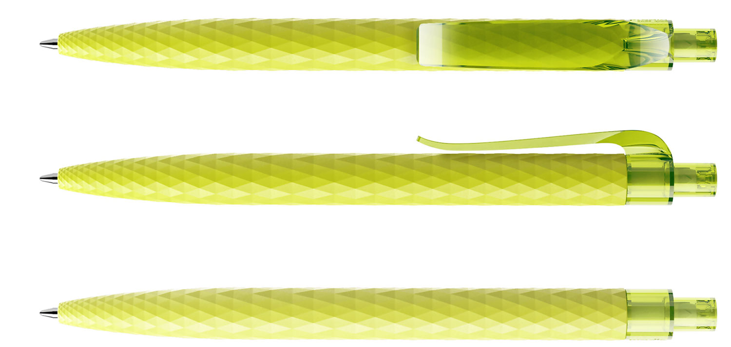 Prodir Kugelschreiber QS01 PRT R66 Gelbgrün Soft-Touch