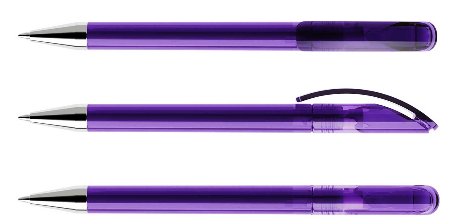 Prodir Kugelschreiber DS3 TTC T30 Violet Transparent
