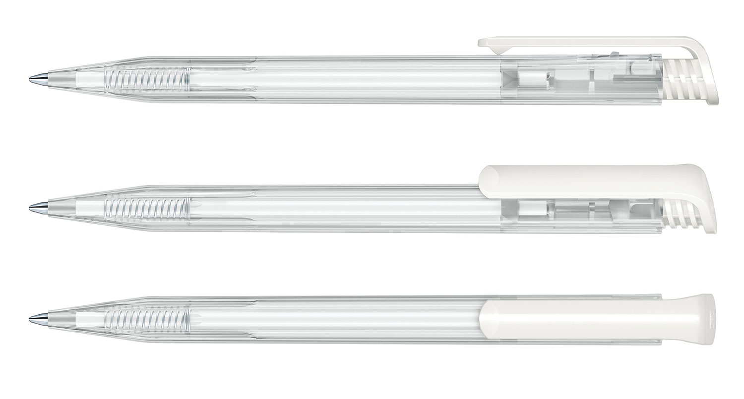 Senator Kugelschreiber Super Hit Weiss Clear