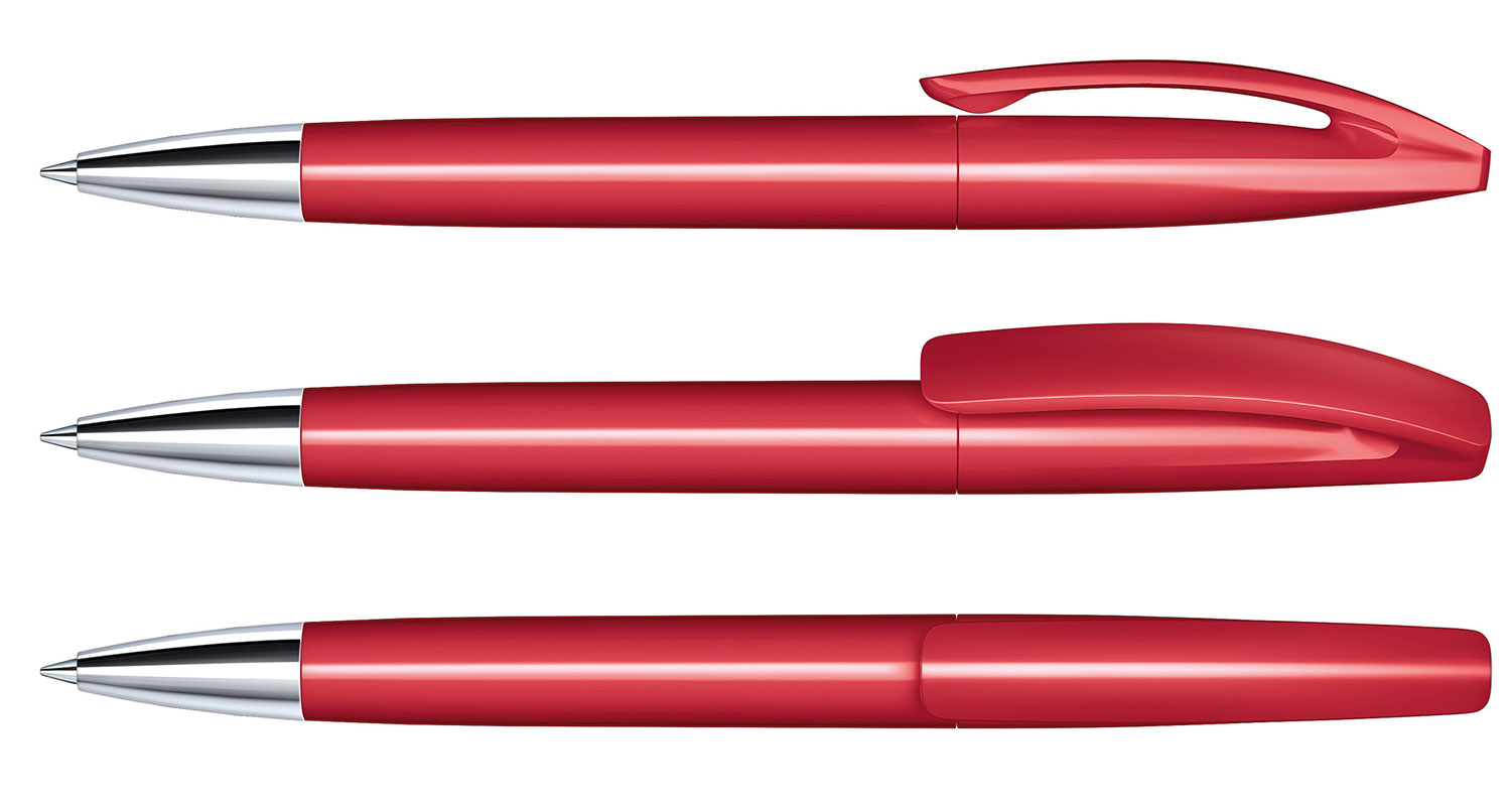 Senator Kugelschreiber Bridge MT Dunkelrot Poliert