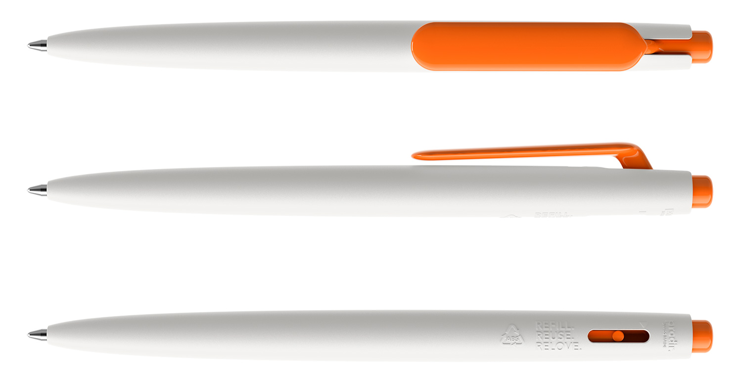 Prodir Kugelschreiber DS11 PMP M02 P10 Weiß-Orange