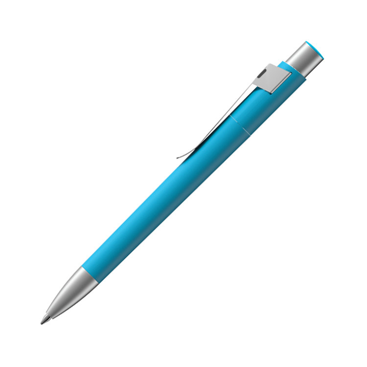 Burger Swiss Pen Kugelschreiber Alpha Basic 1201 Hellblau