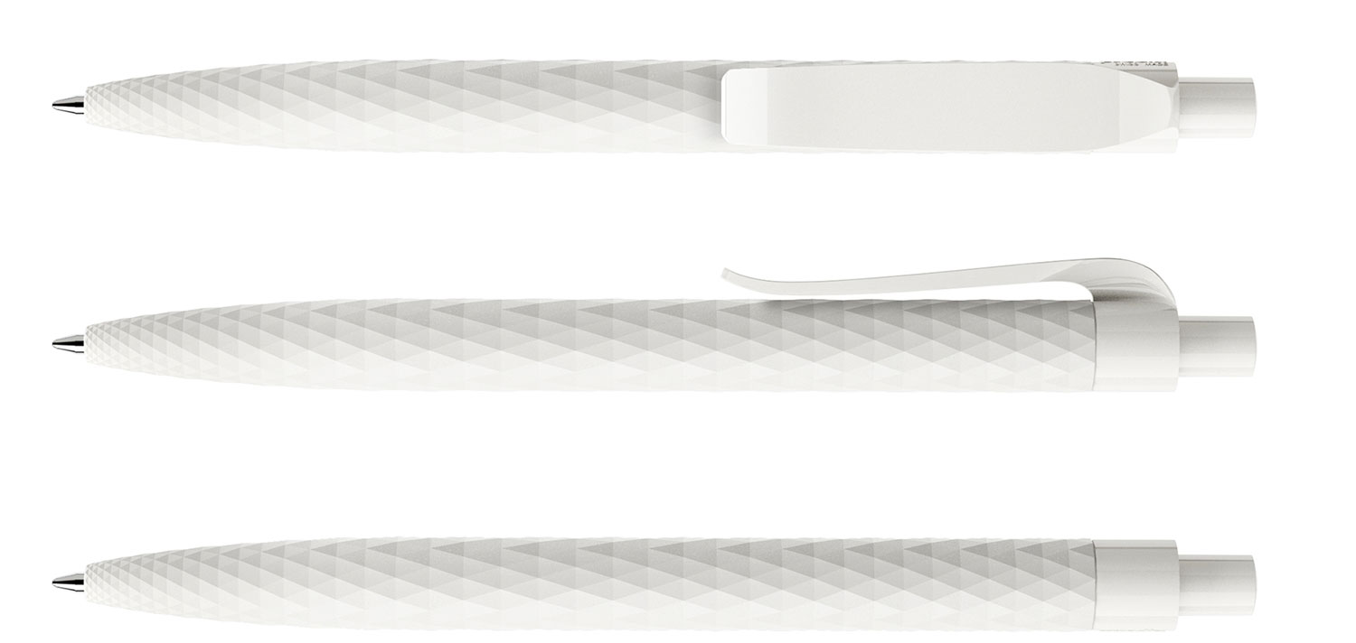 Prodir Kugelschreiber QS01 PMP M02 Weiss Matt