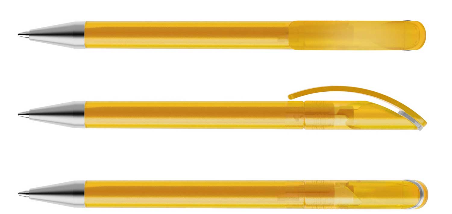 Prodir Kugelschreiber DS3 TFS F06 Gelb Frosted