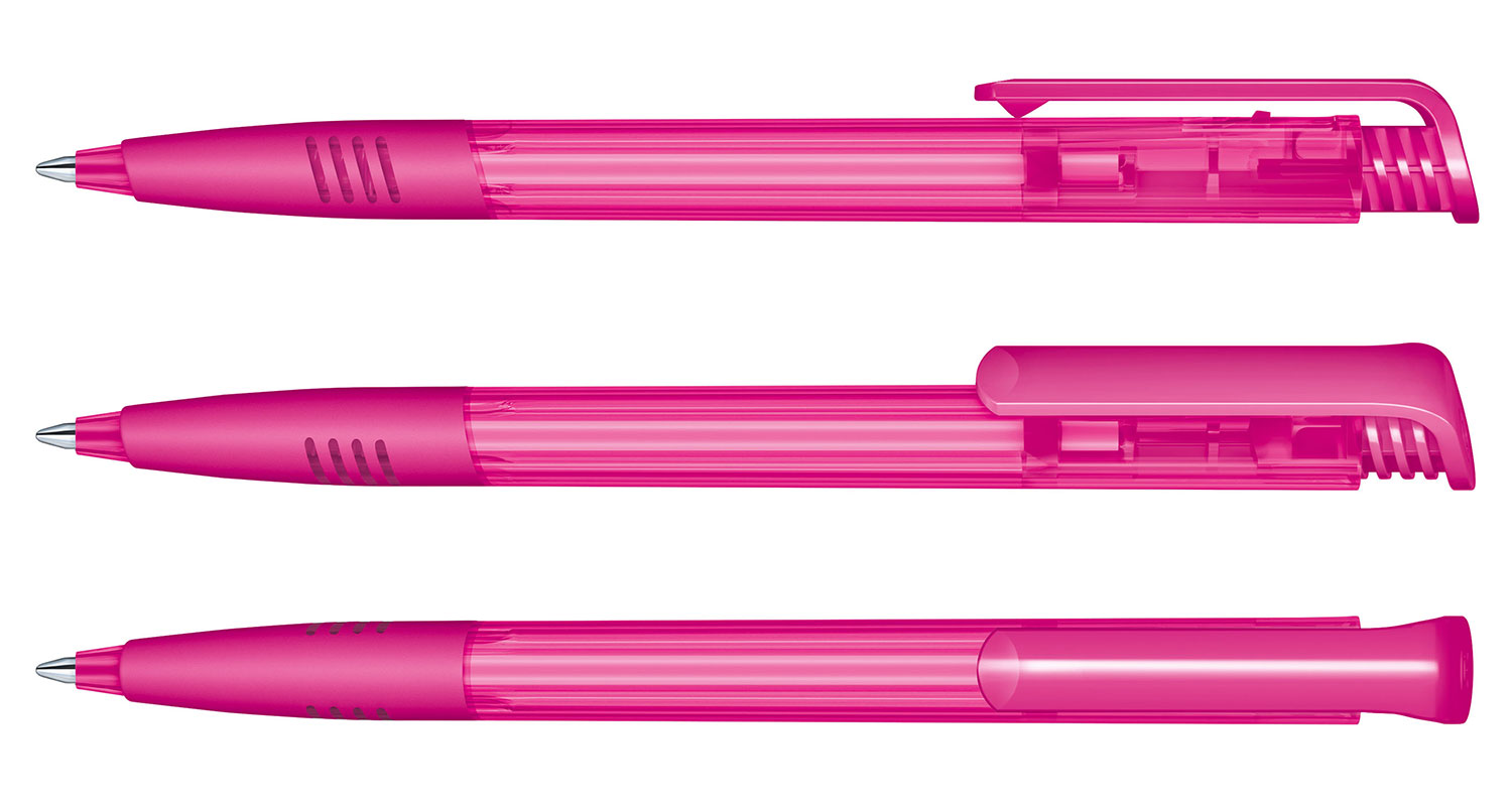 Senator Kugelschreiber Super Hit Pink Clear SG