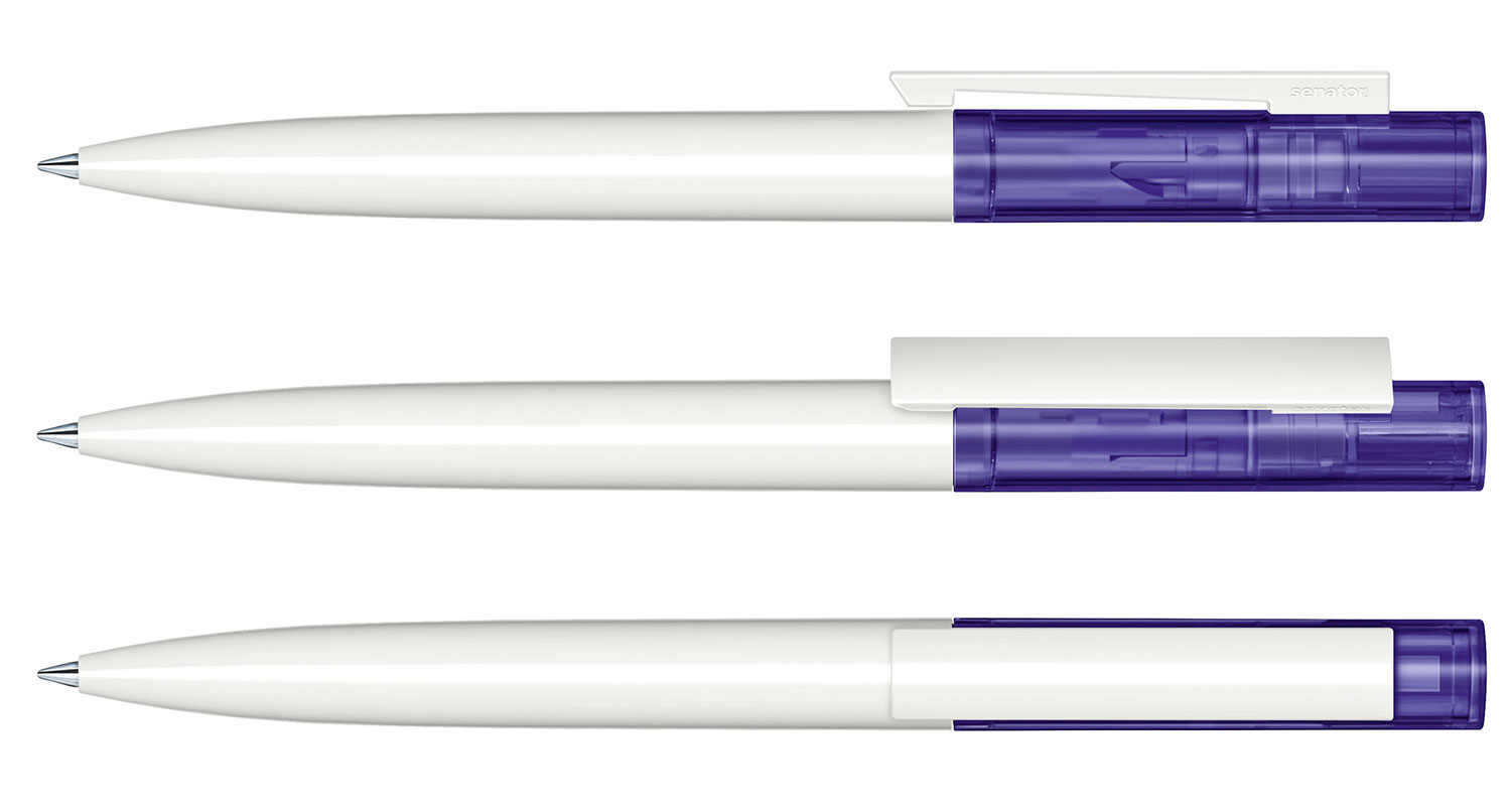 Senator Kugelschreiber Headliner Basic Violet Clear