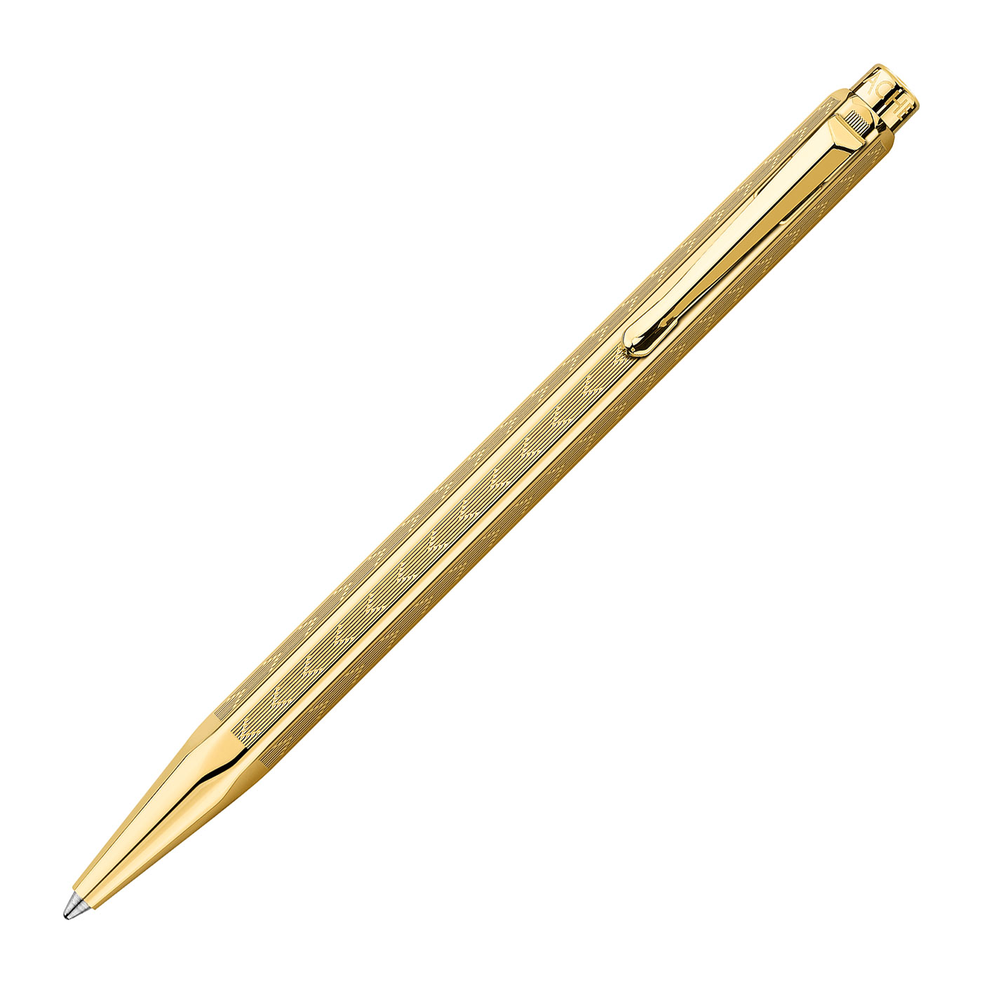 Caran d'Ache Kugelschreiber Ecridor Chevron Gold