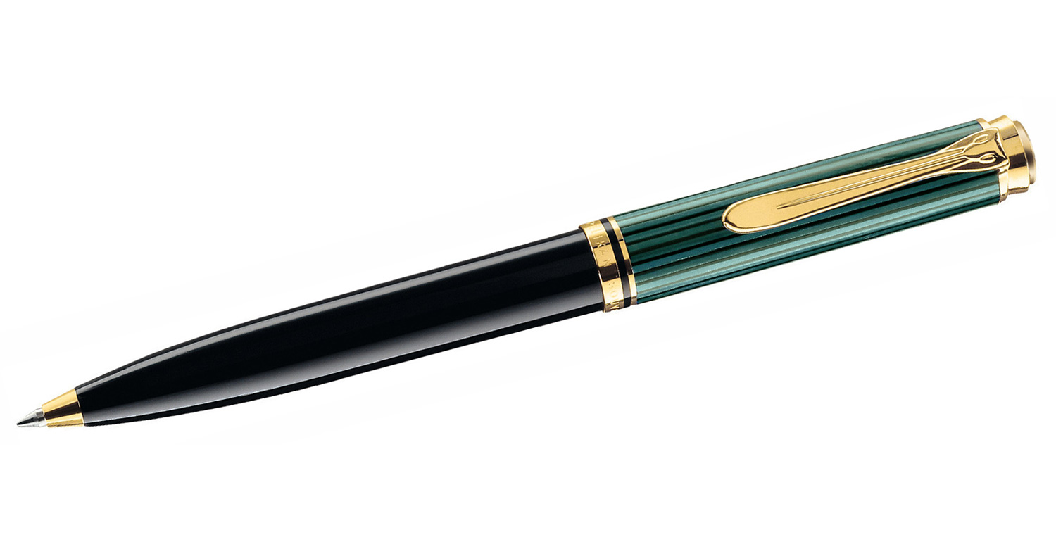 Pelikan Kugelschreiber Premium Souverän 600 Schwarz-Grün