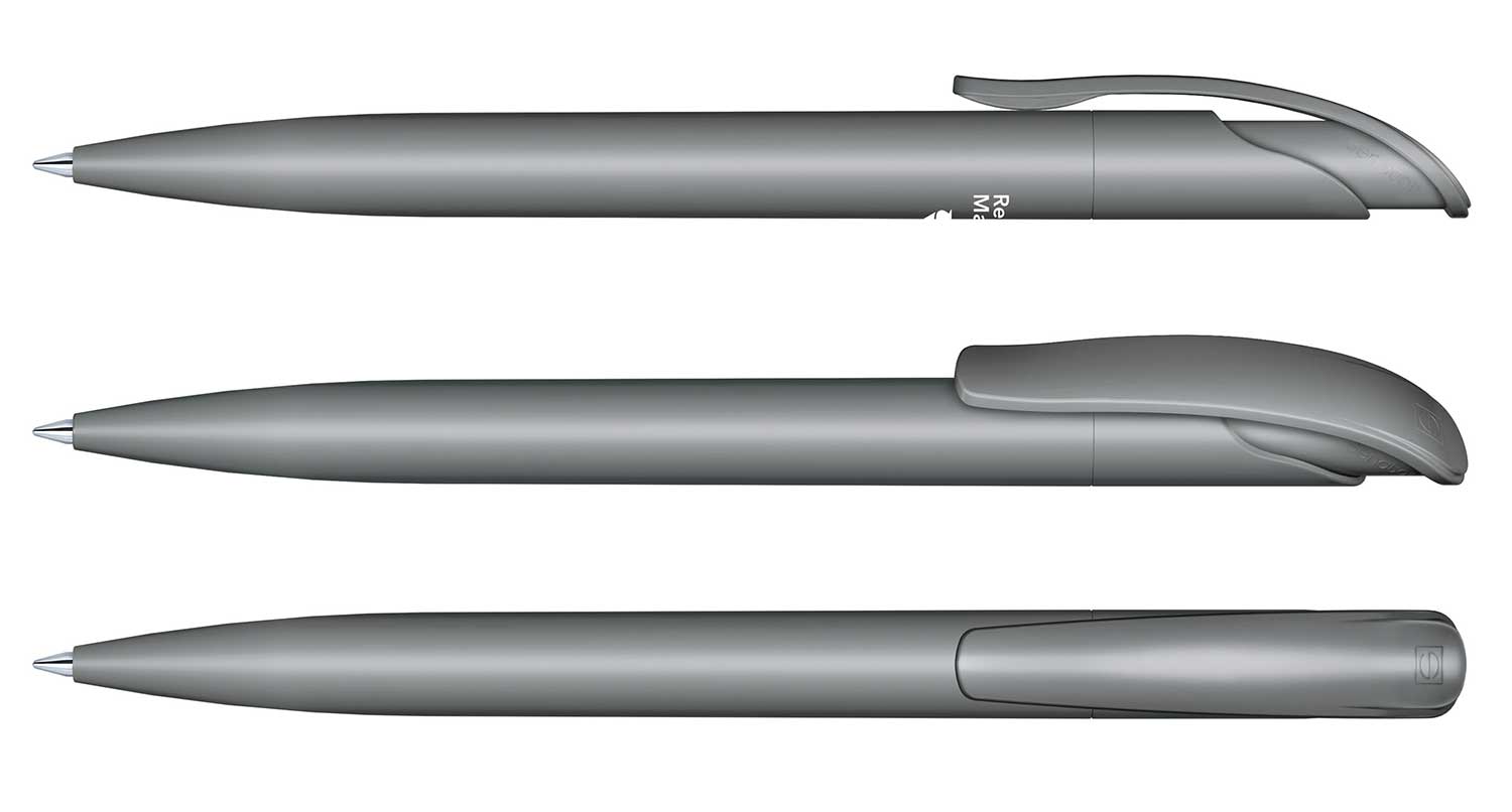 Senator Kugelschreiber Challenger Recycled Grau Matt