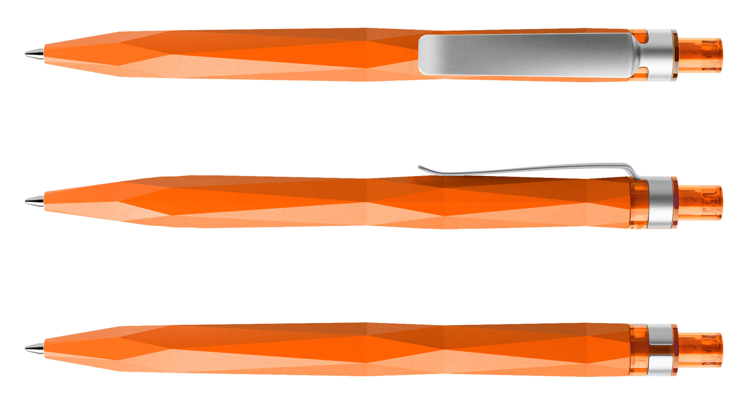 Prodir Kugelschreiber QS20 PMS M10 Orange Matt Metall-Clip