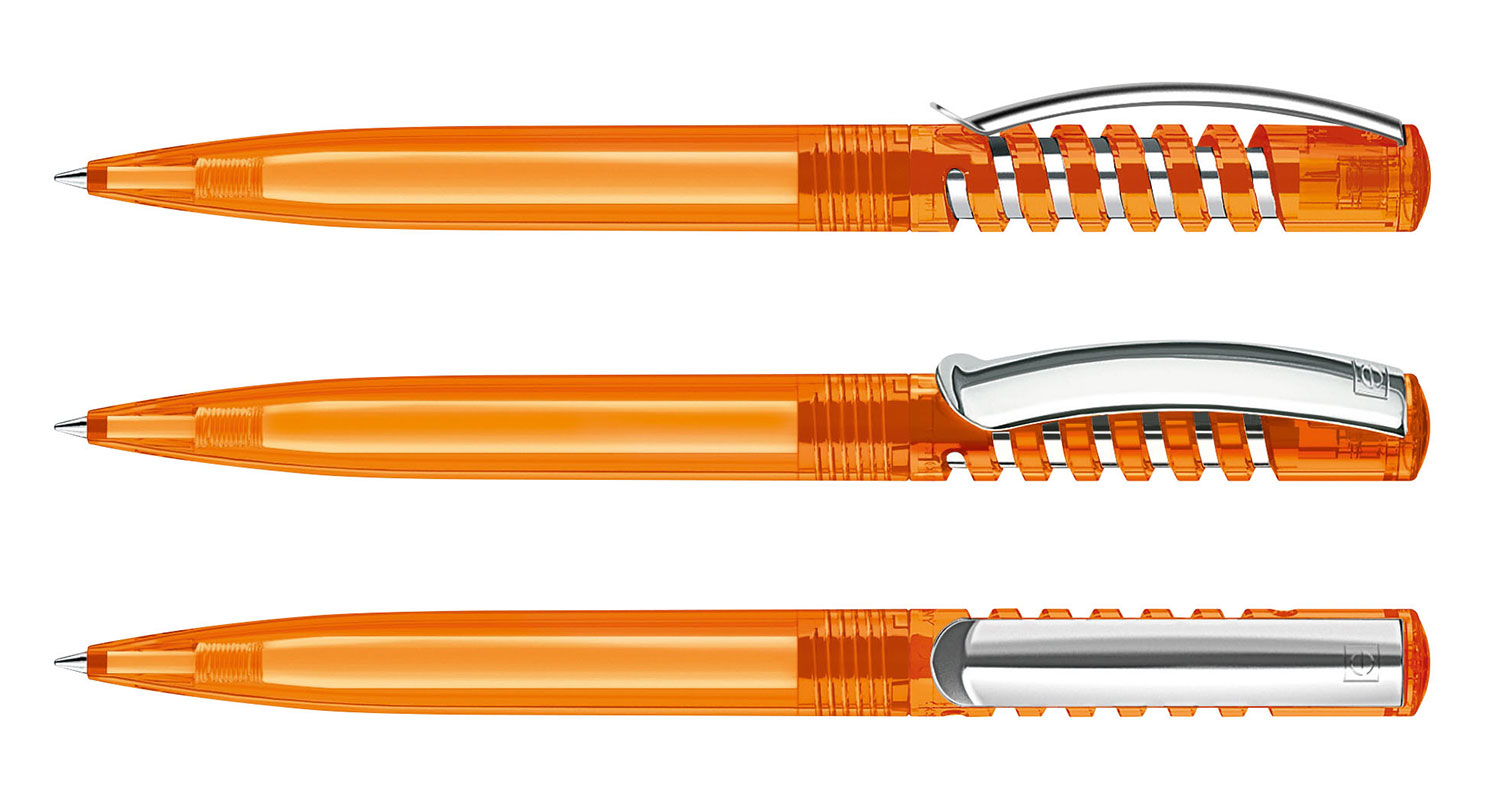 Senator Kugelschreiber New Spring MC Orange Clear