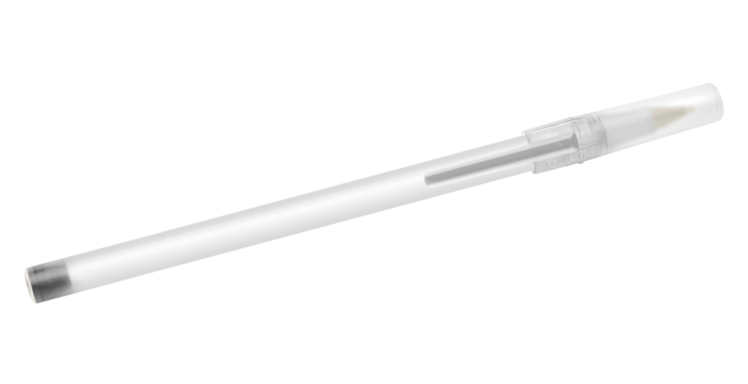 BIC® Kugelschreiber Round Stic Gefrostet Weiß