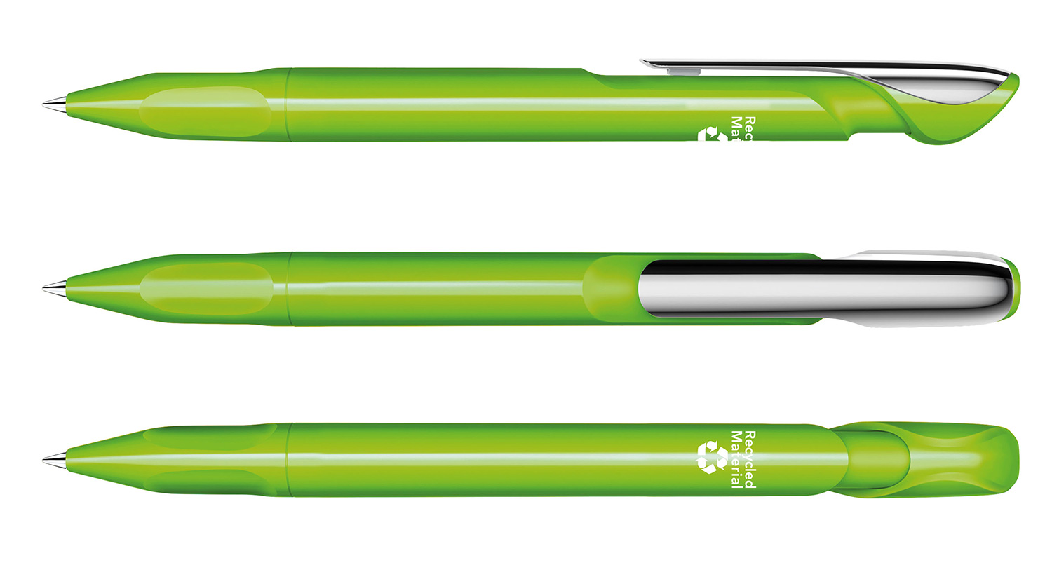 Senator Kugelschreiber Evoxx Recycled MC Hellgrün Poliert