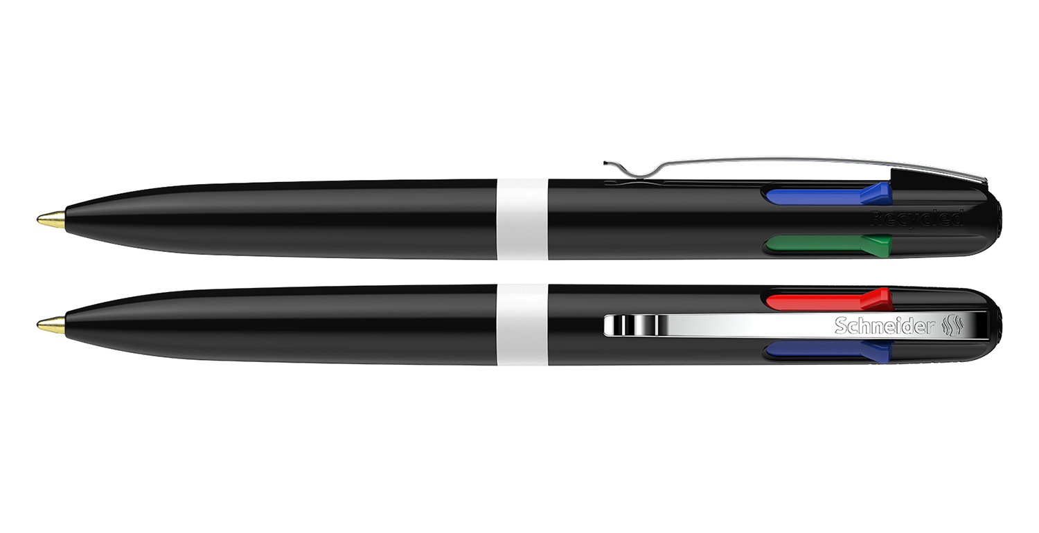 Schneider Kugelschreiber Take 4 Promo Schwarz-Weiß