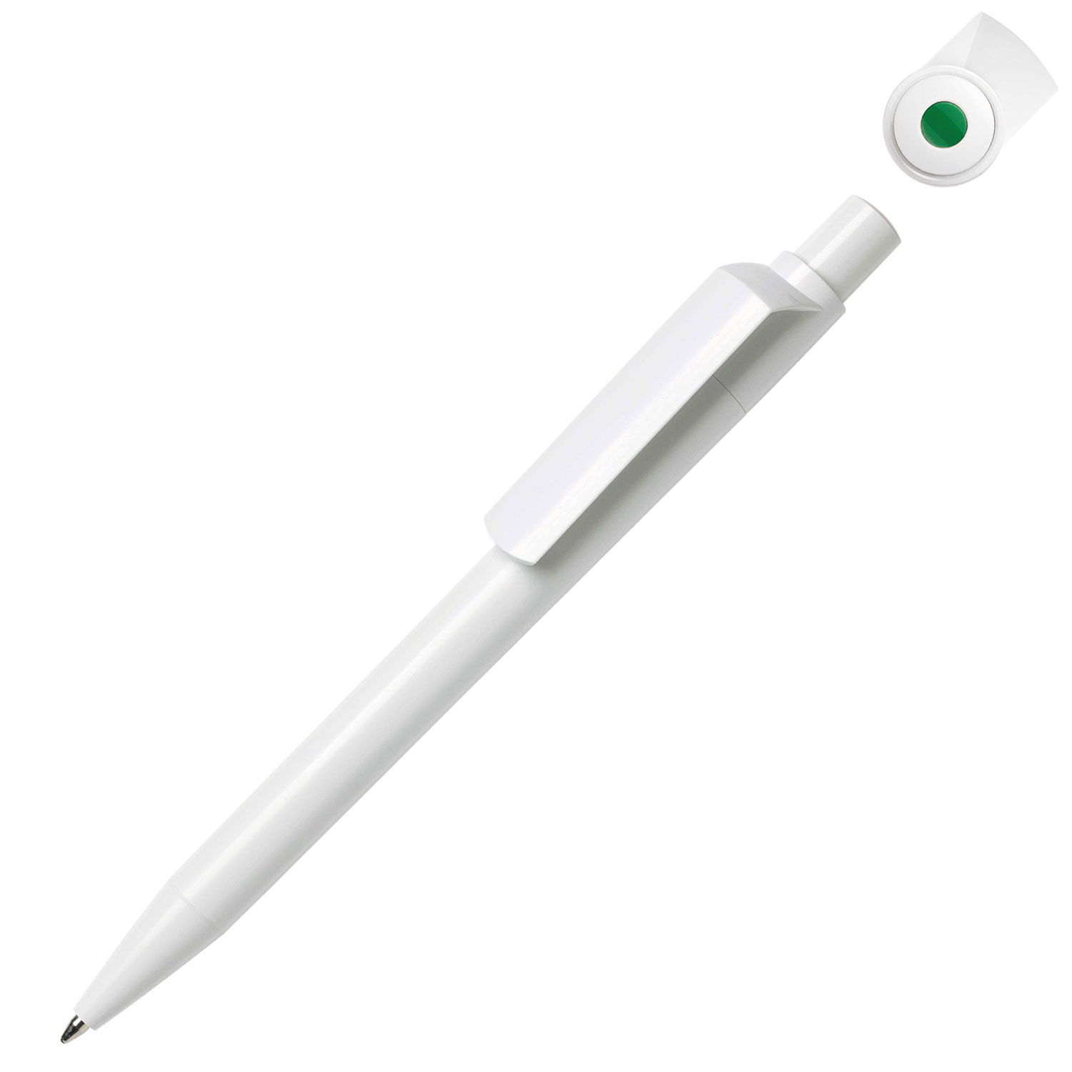 Quatron Kugelschreiber Dot Solid Grün