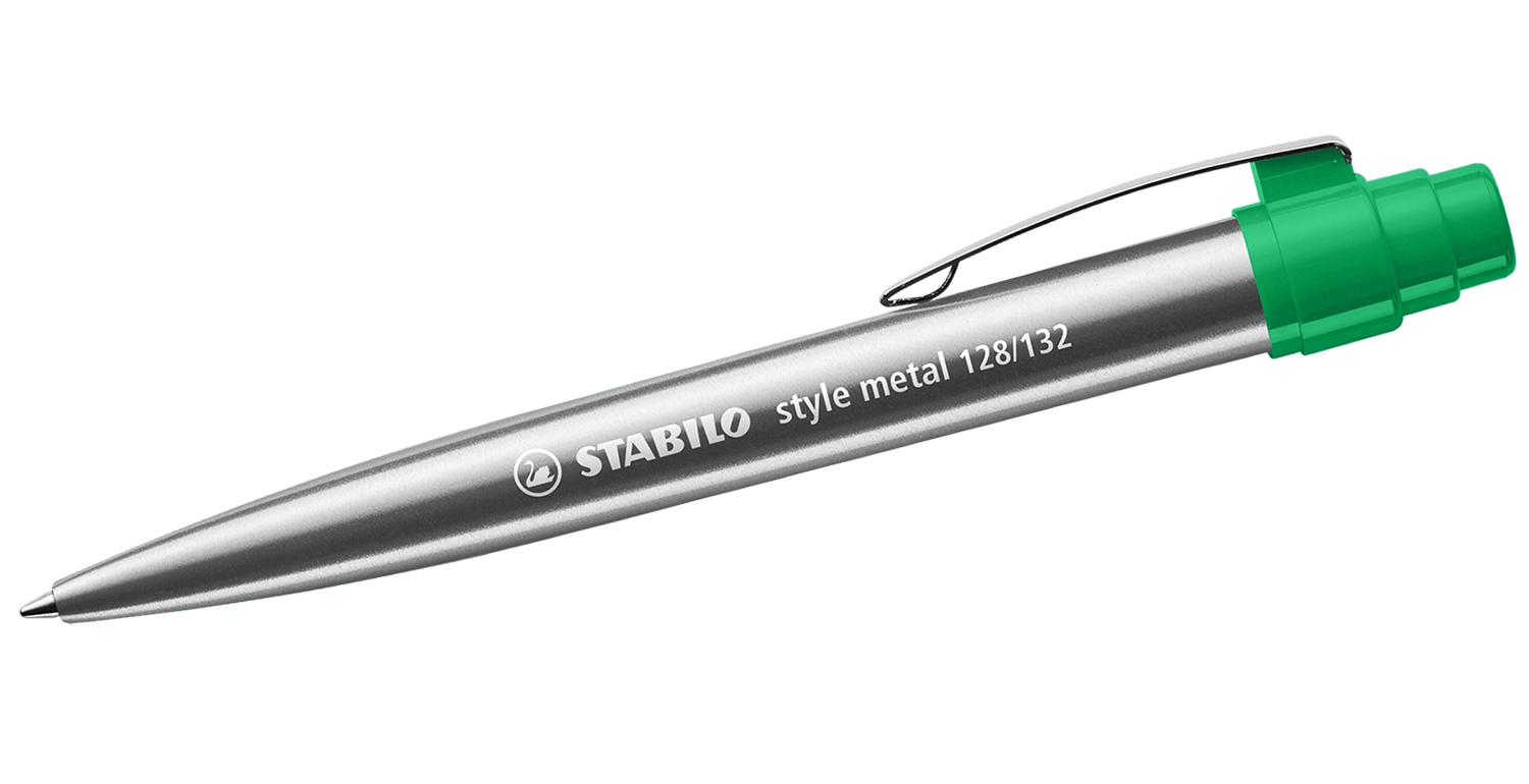 STABILO Kugelschreiber style metal Grün