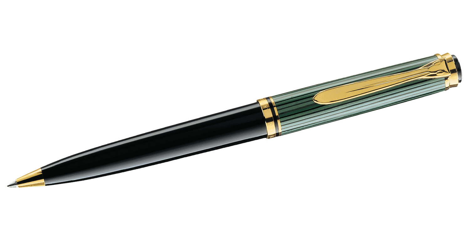 Pelikan Kugelschreiber Premium Souverän 800 Schwarz-Grün