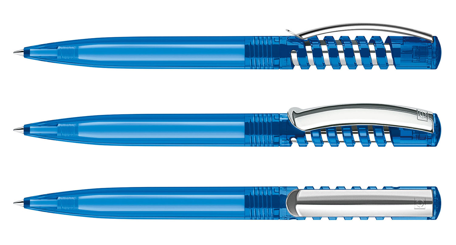 Senator Kugelschreiber New Spring MC Blau Clear