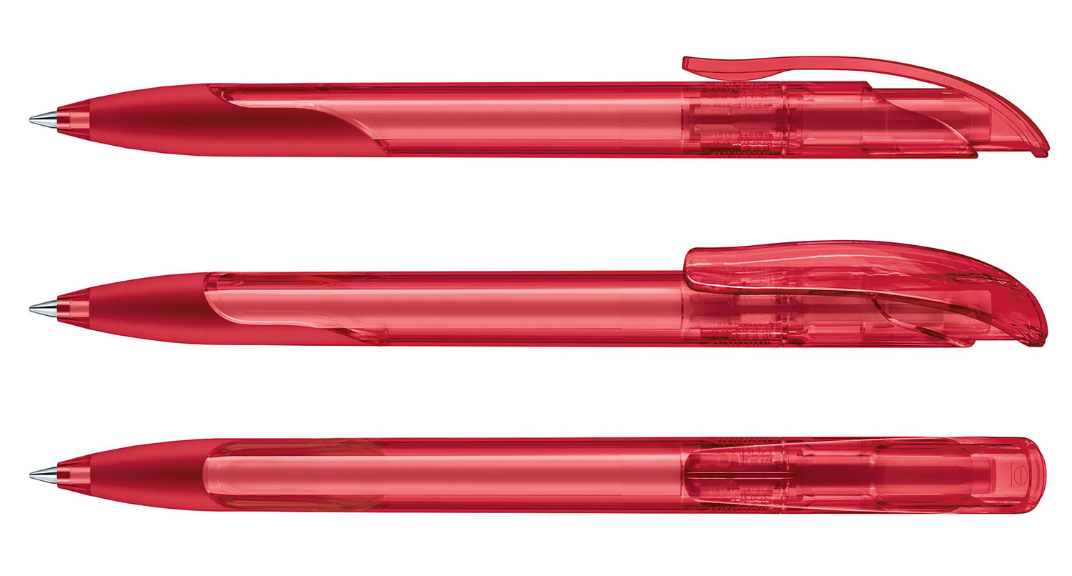 Senator Kugelschreiber Challenger SG Dunkelrot Clear