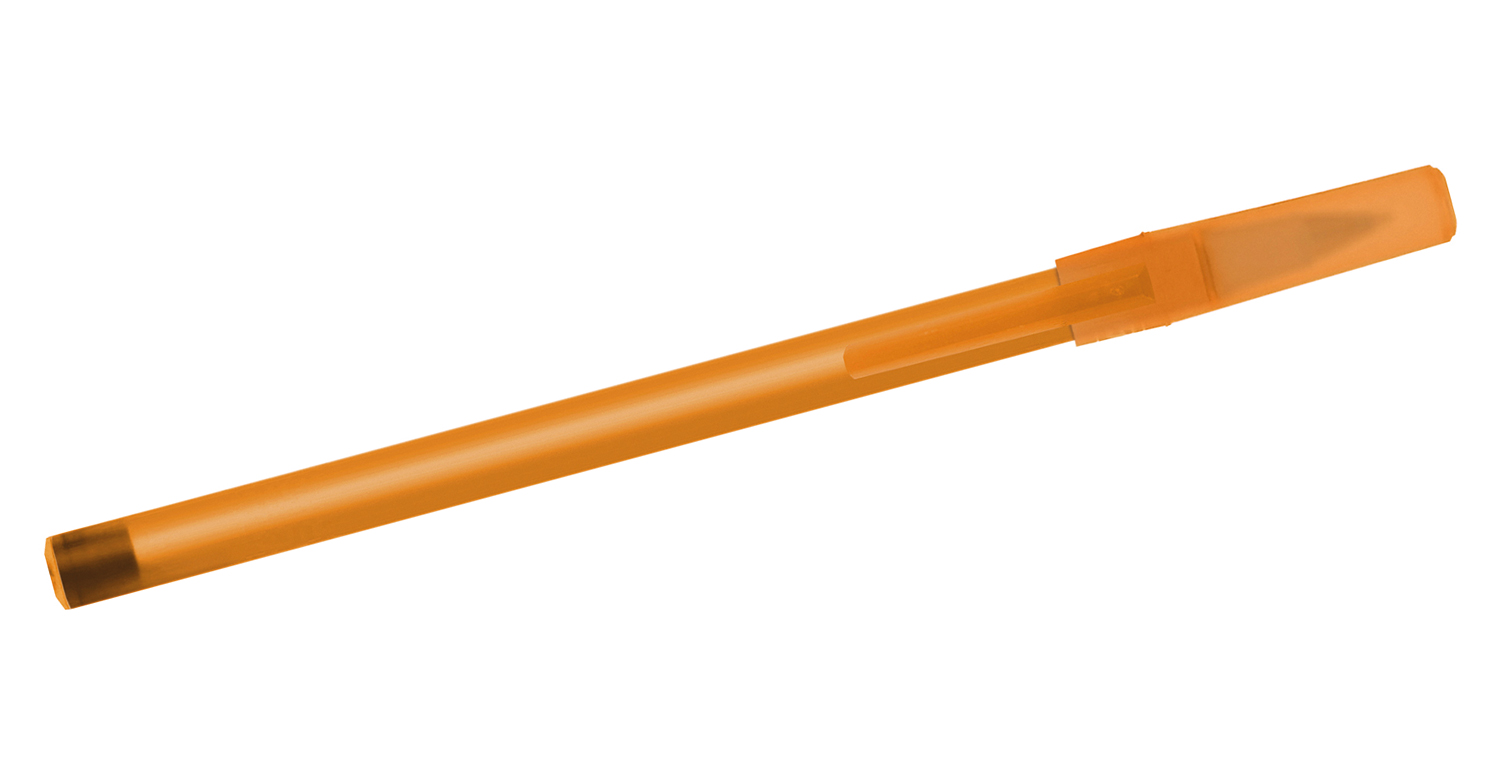 BIC® Kugelschreiber Round Stic Gefrostet Orange
