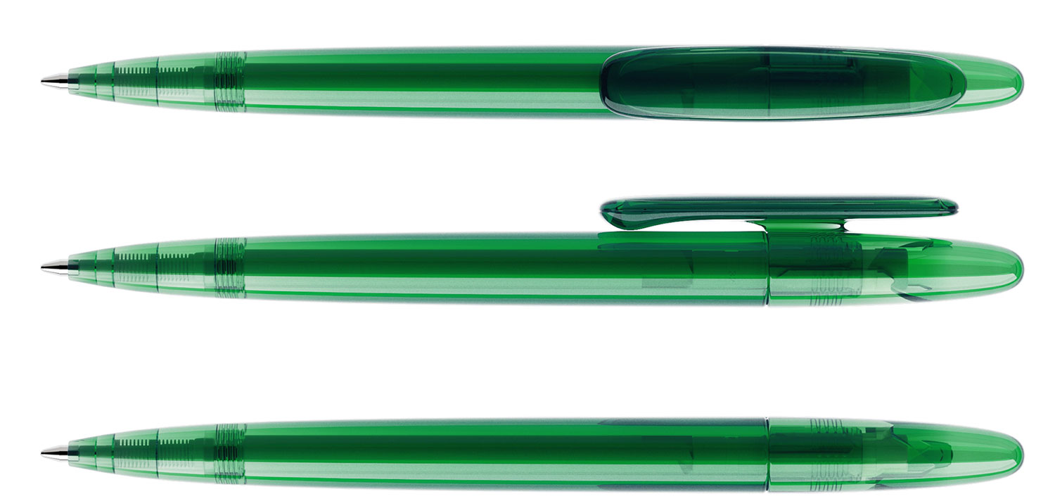 Prodir Kugelschreiber DS5 TTT T42 Dunkelgrün Transparent