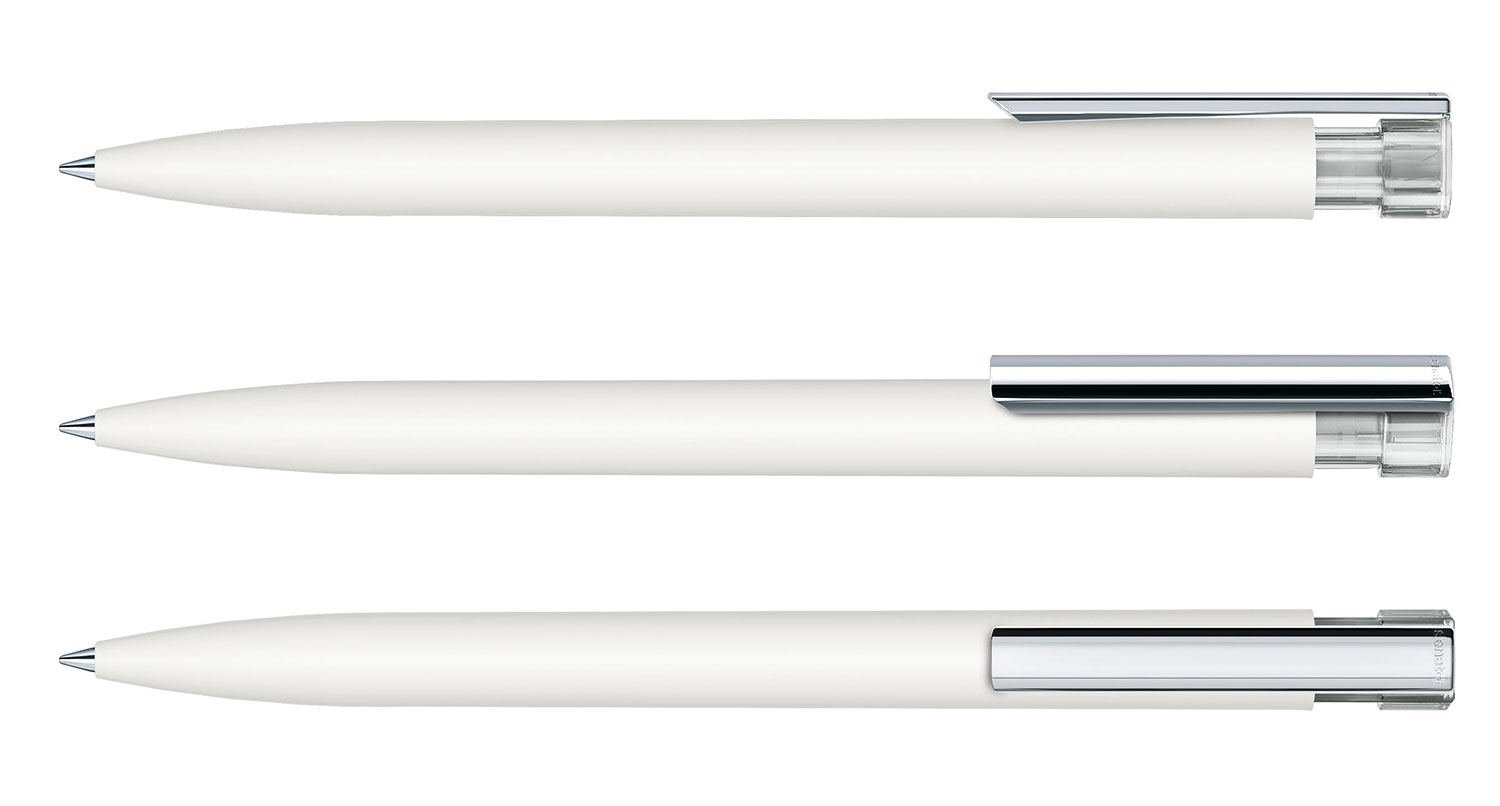 Senator Kugelschreiber Liberty Weiss Soft Touch MC