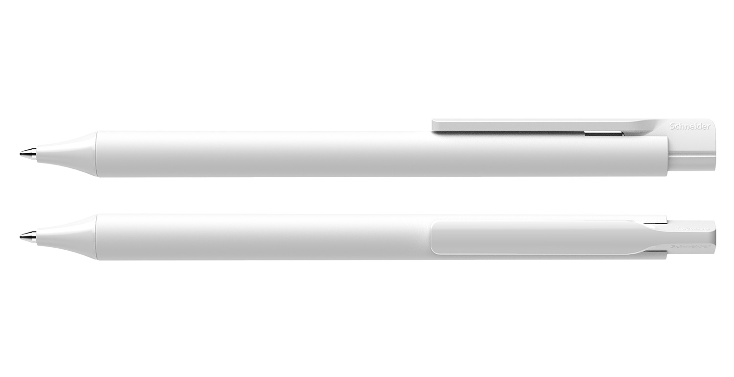 Schneider Kugelschreiber Essential Weiß Soft-Touch