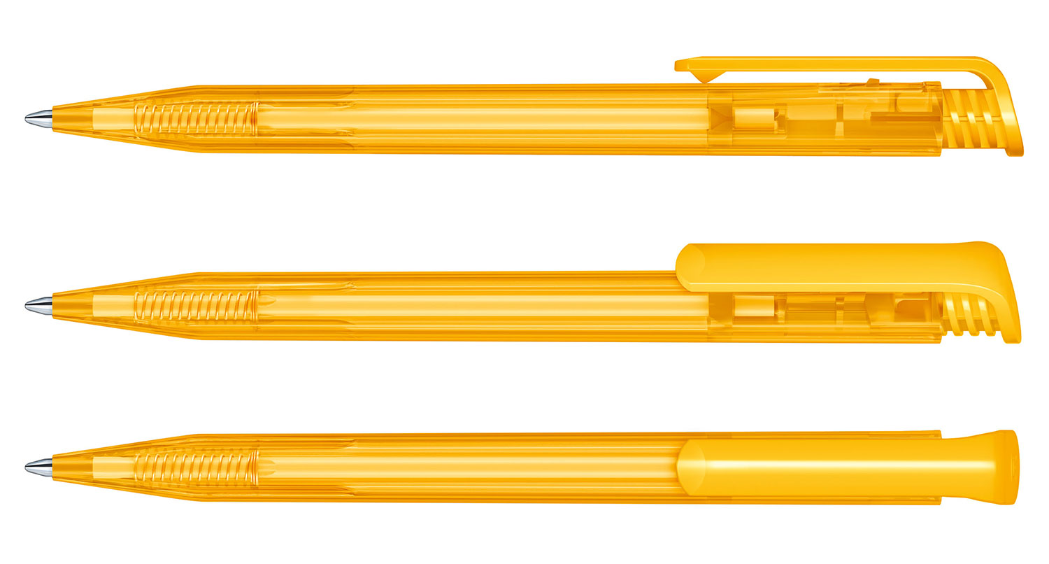 Senator Kugelschreiber Super Hit Gelb Clear