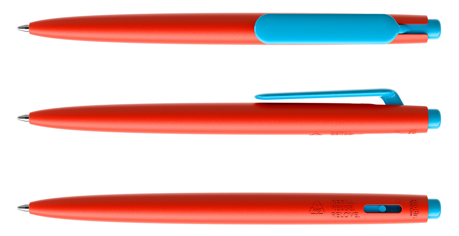 Prodir Kugelschreiber DS11 PMP M20 P58 Rot-Cyanblau