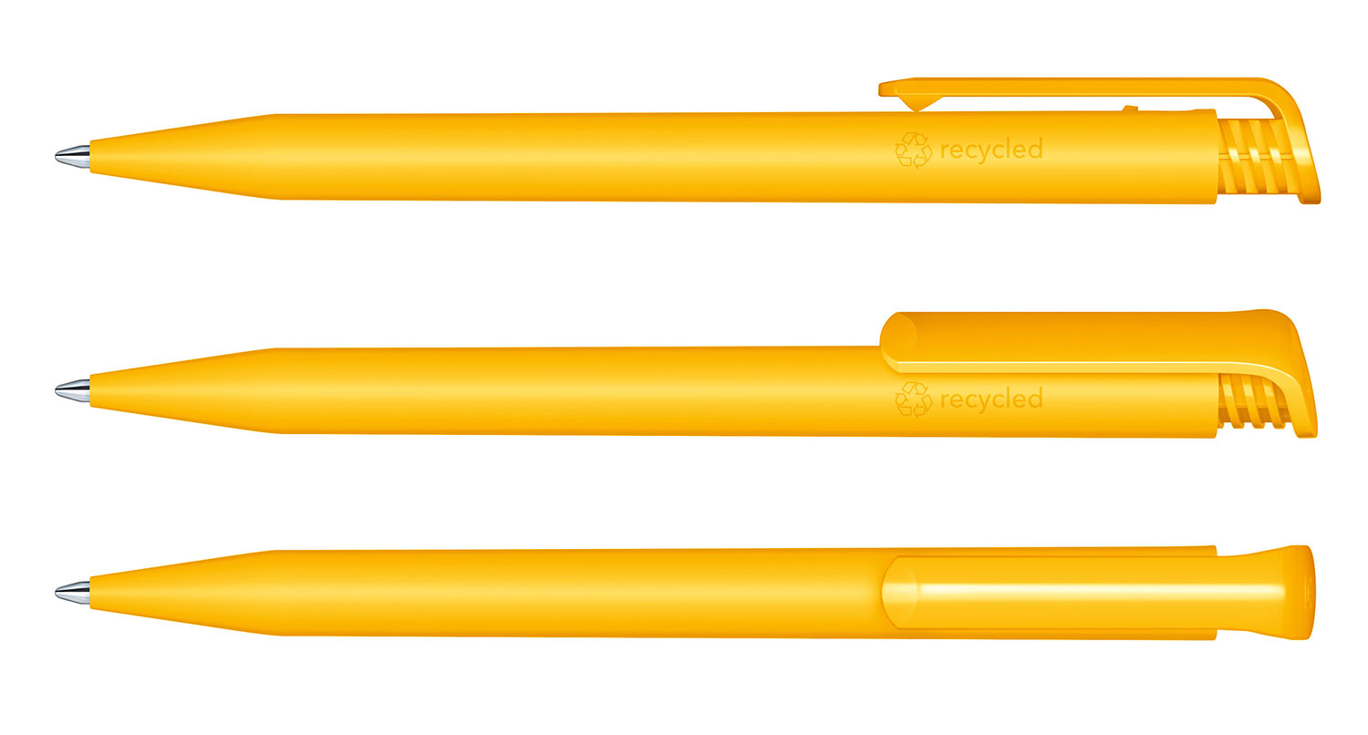 Senator Kugelschreiber Super Hit Recycled Gelb Matt