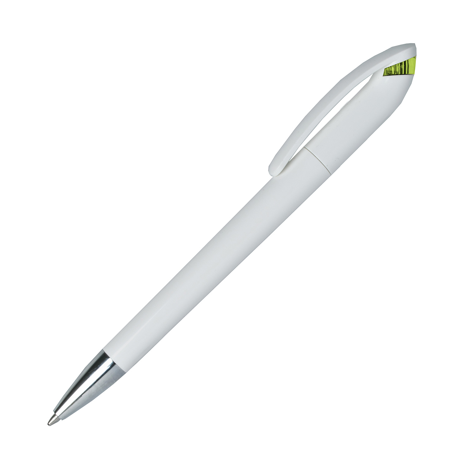 Burger Swiss Pen Kugelschreiber Beo Identity 213 Weiß - Transparent Gelb