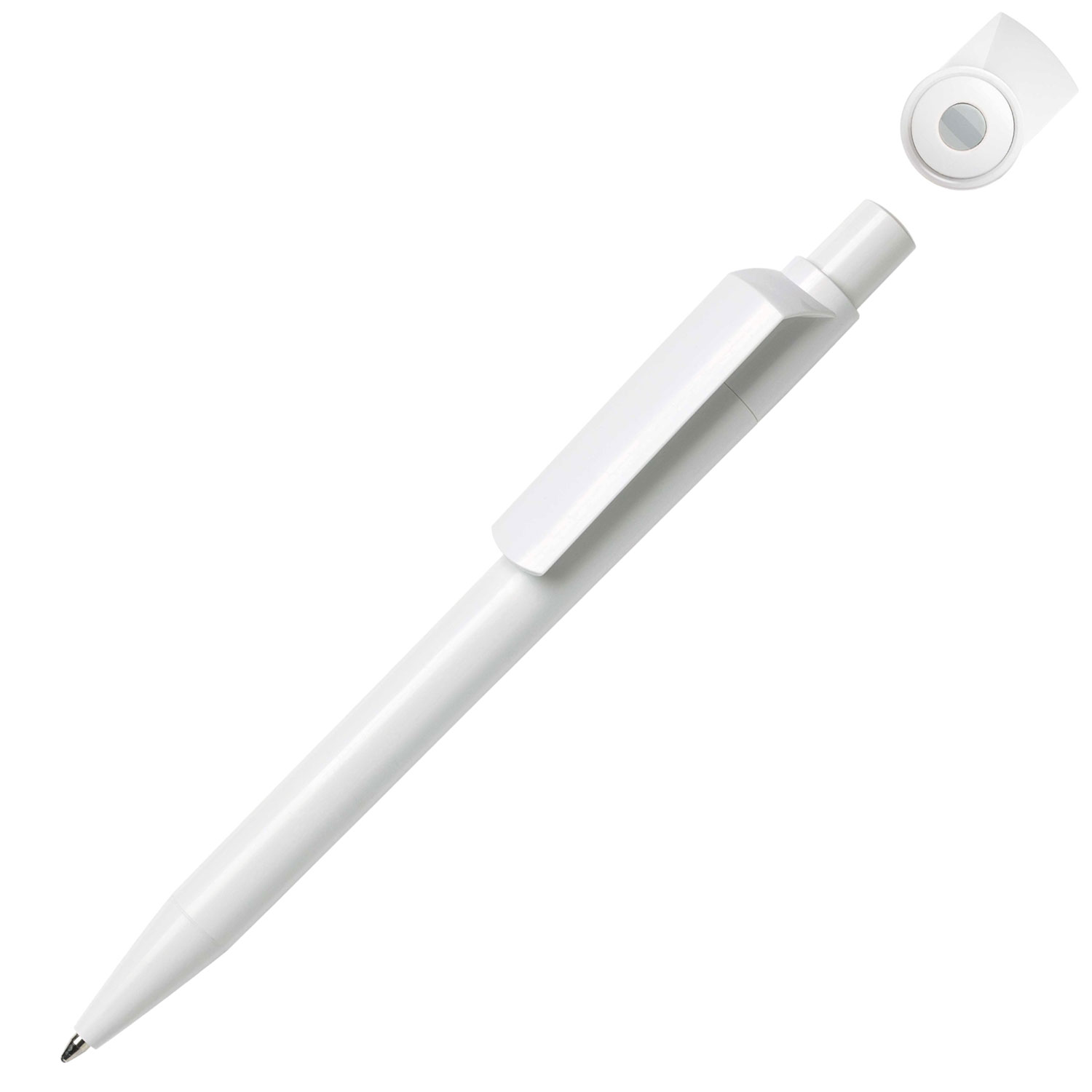 Quatron Kugelschreiber Dot Solid Grau