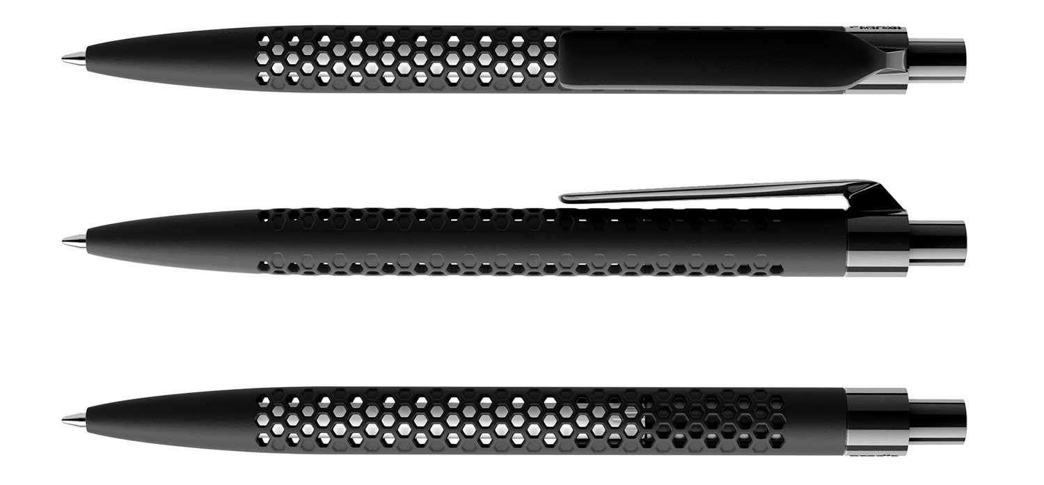 Prodir Kugelschreiber QS40 PRP R75 Schwarz Soft-Touch