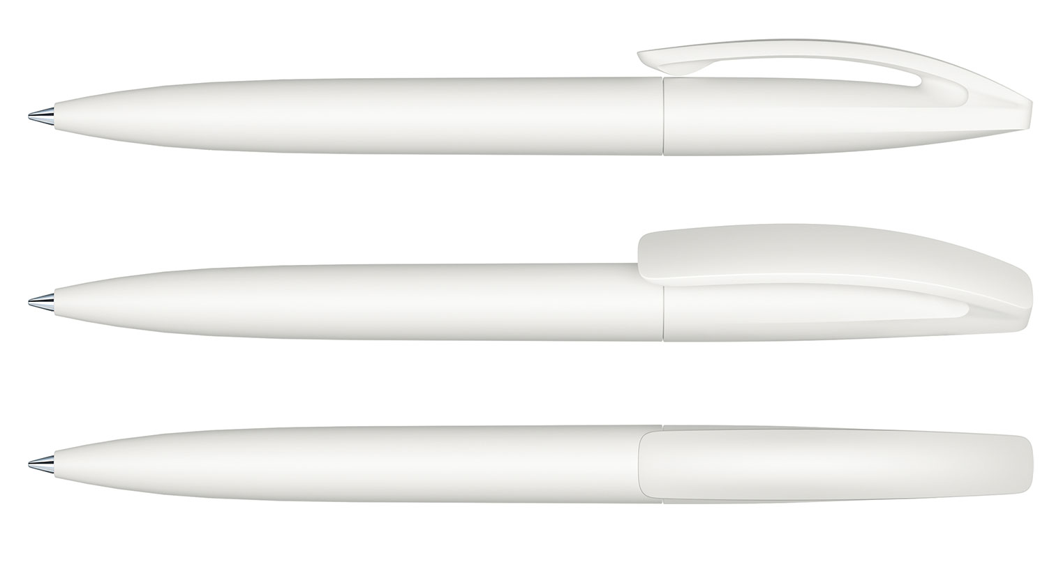 Senator Kugelschreiber Bridge Weiss Soft Touch