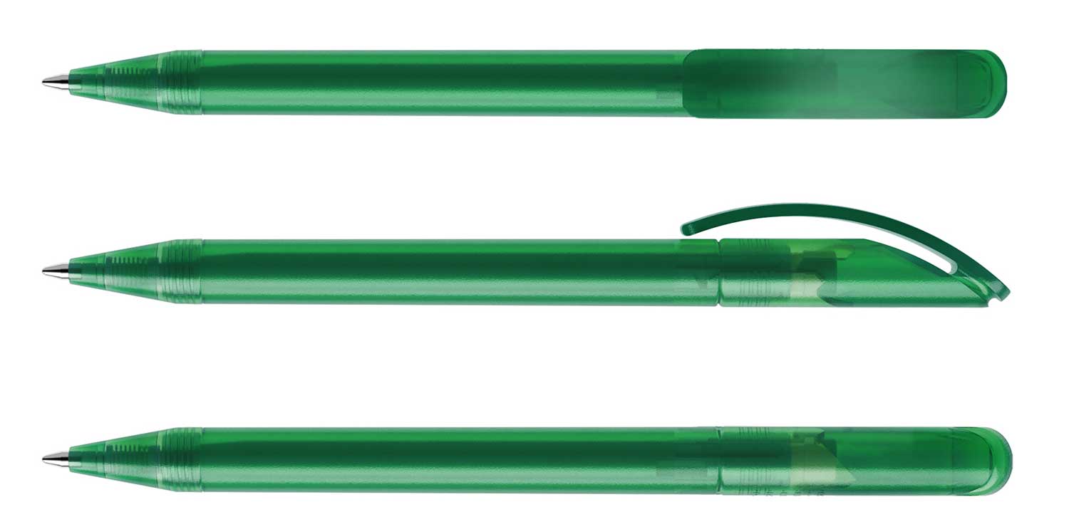 Prodir Kugelschreiber DS3 TFF F42 Dunkelgrün Frosted