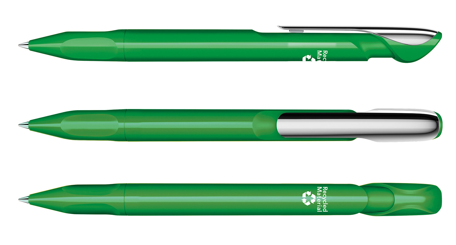 Senator Kugelschreiber Evoxx Recycled MC Grün Poliert