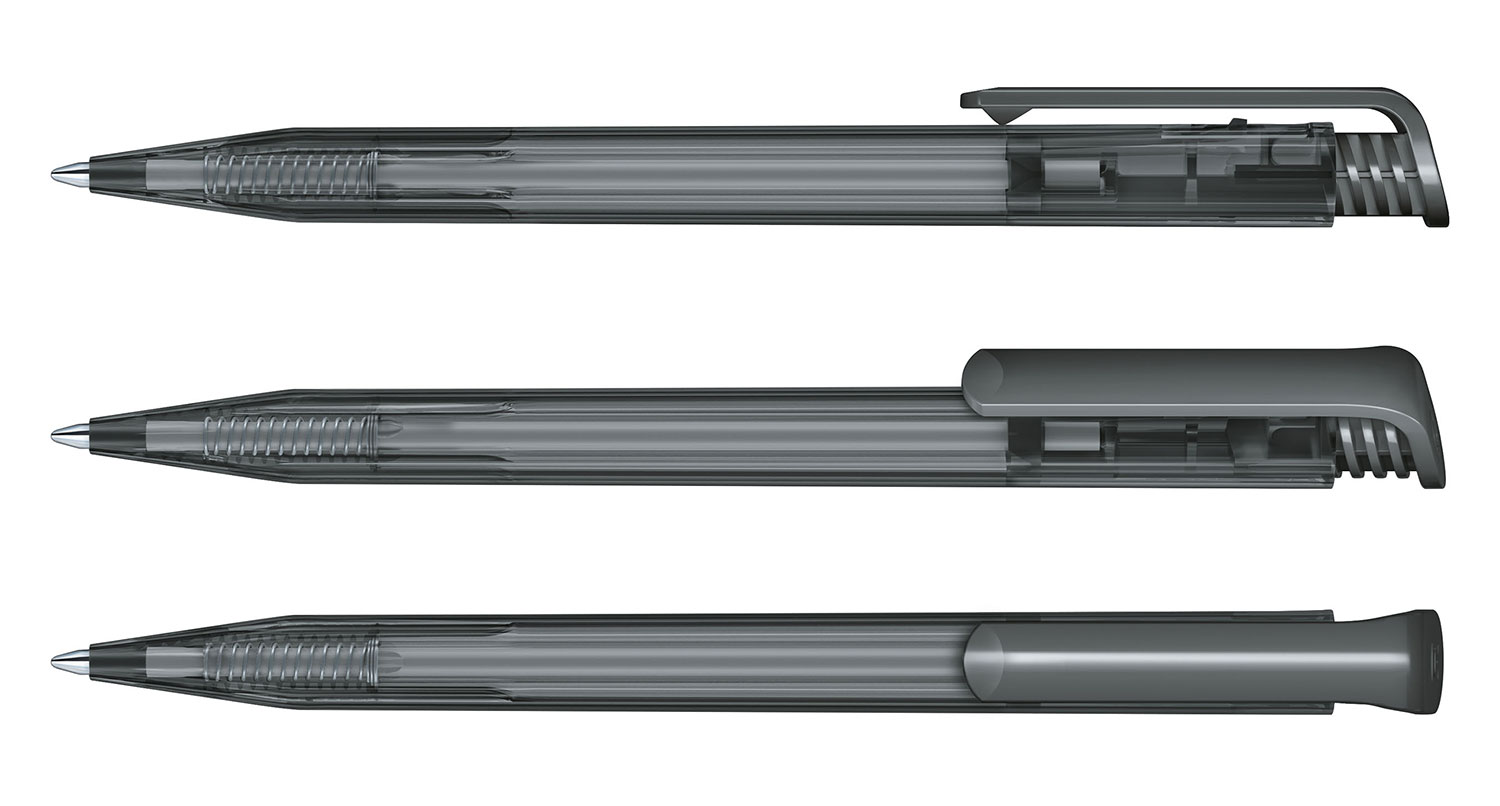 Senator Kugelschreiber Super Hit Dunkelgrau Clear
