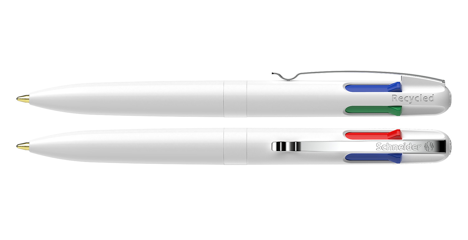Schneider Kugelschreiber Take 4 Promo Weiß