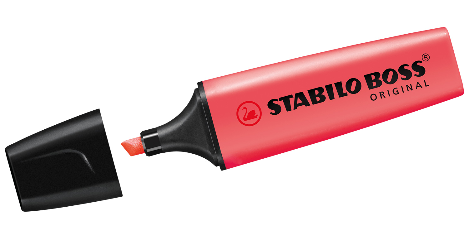 STABILO Textmarker BOSS ORIGINAL Neonrot