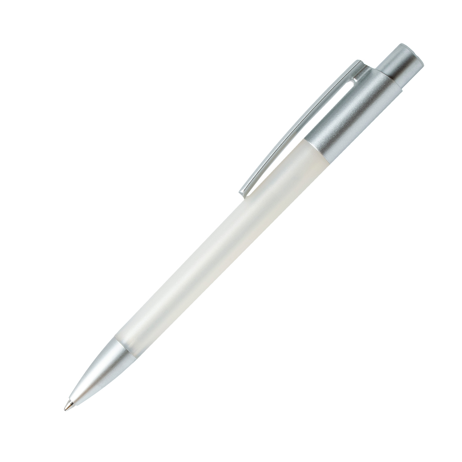 Burger Swiss Pen Kugelschreiber Delta Freestyle 809 Transparent Polarweiß