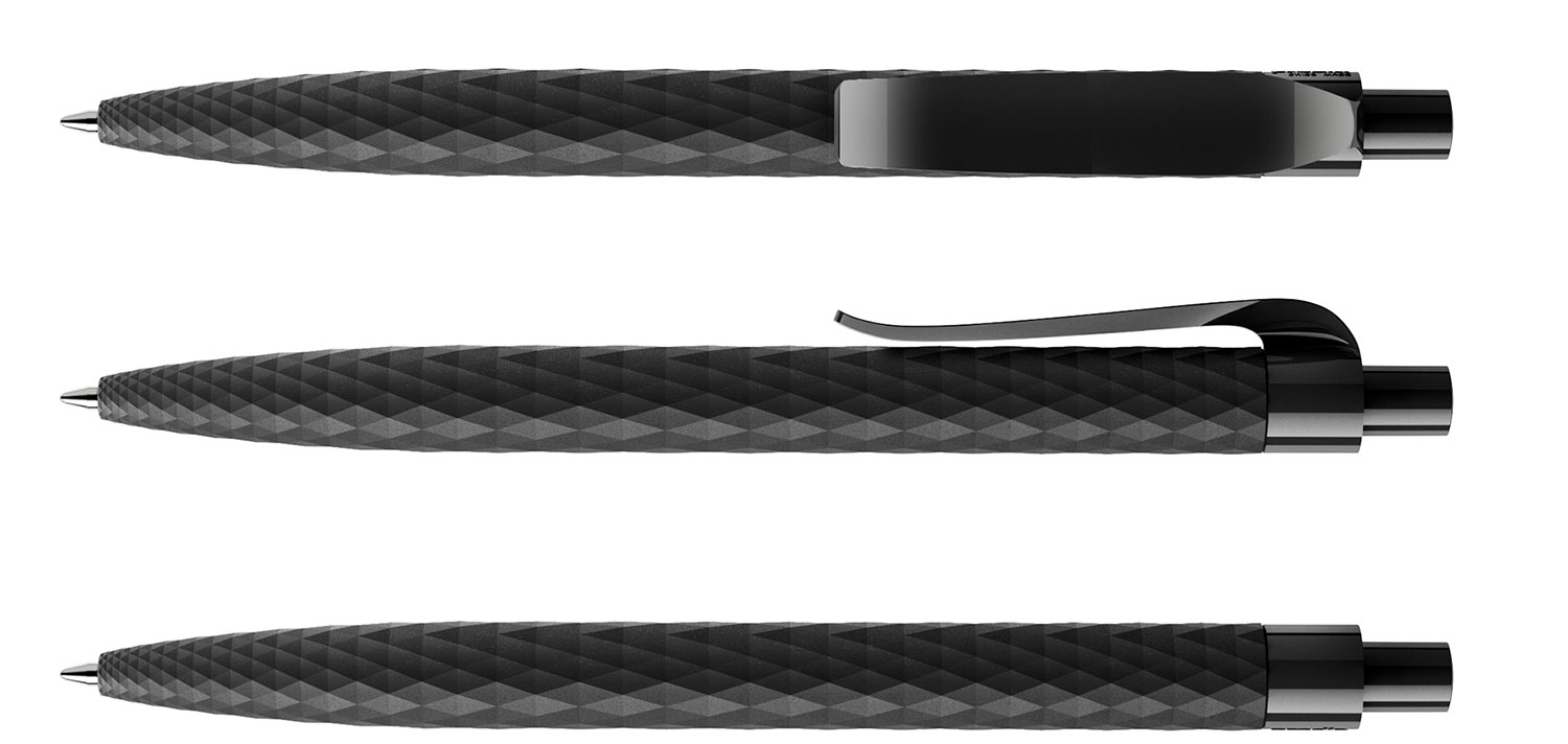 Prodir Kugelschreiber QS01 PMP M75 Schwarz Matt