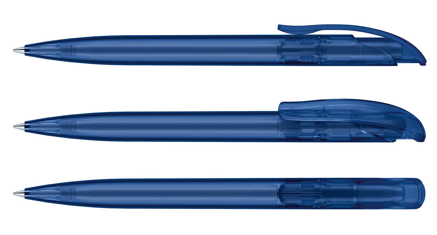 Senator Kugelschreiber Challenger Dunkelblau Gefrostet
