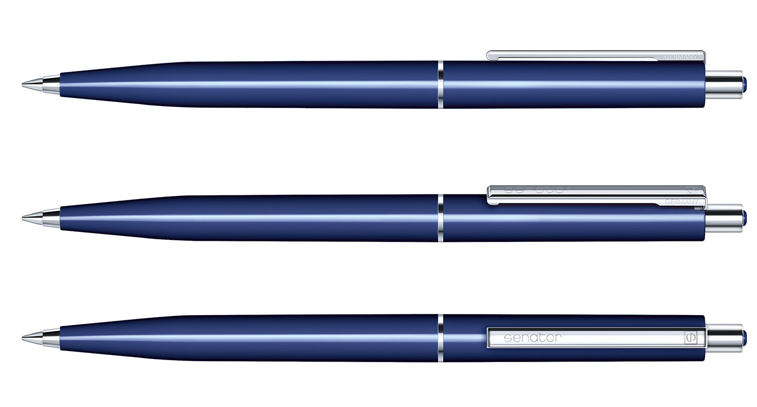 Senator Kugelschreiber Point Dunkelblau Poliert